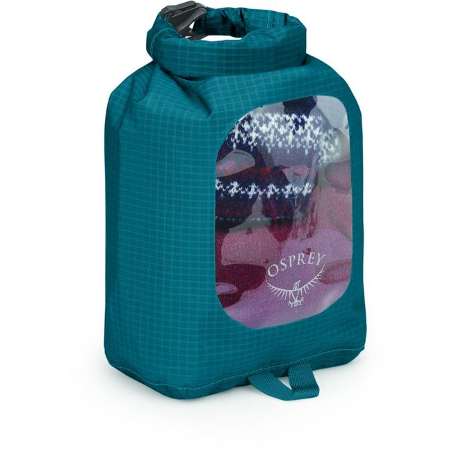 Гермомішок Osprey DrySack 3L w/Window Waterfront Blue - фото 2