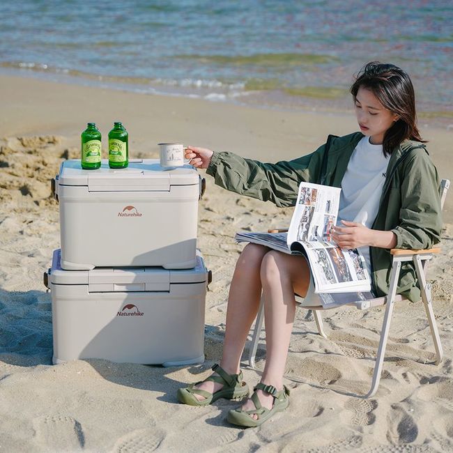 Туристичний холодильник Naturehike CNK2300BS012 22L Brown - фото 9