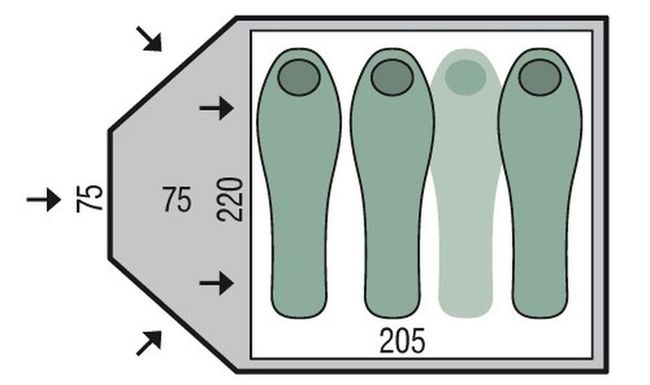 Pinguin Bora 3 Green - фото 3