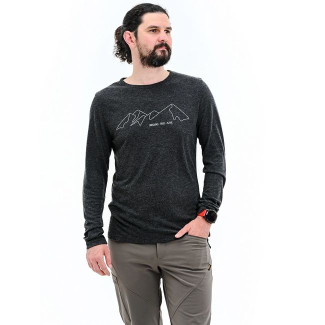 Футболка Turbat Cozy Logo 2 LS Mns Caviar - фото 1