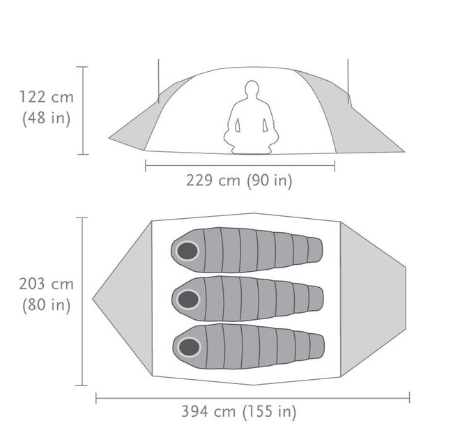 Намет Black Diamond Squall Marigold/Gray - фото 4