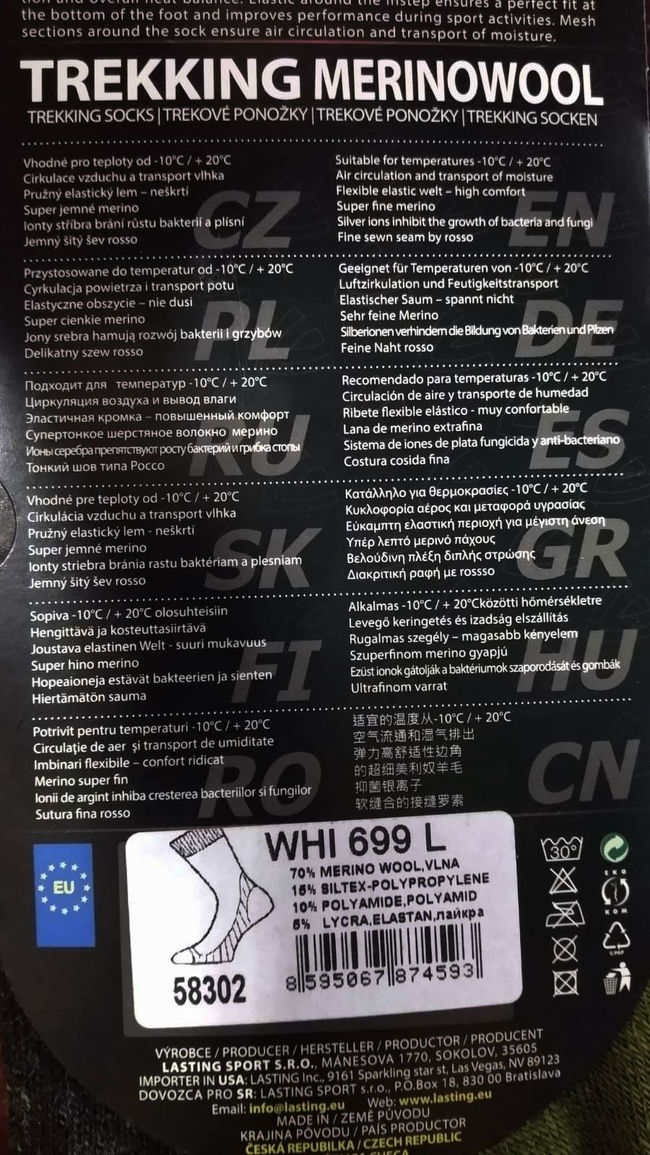 Шкарпетки Lasting WHI 699 Green - фото 4