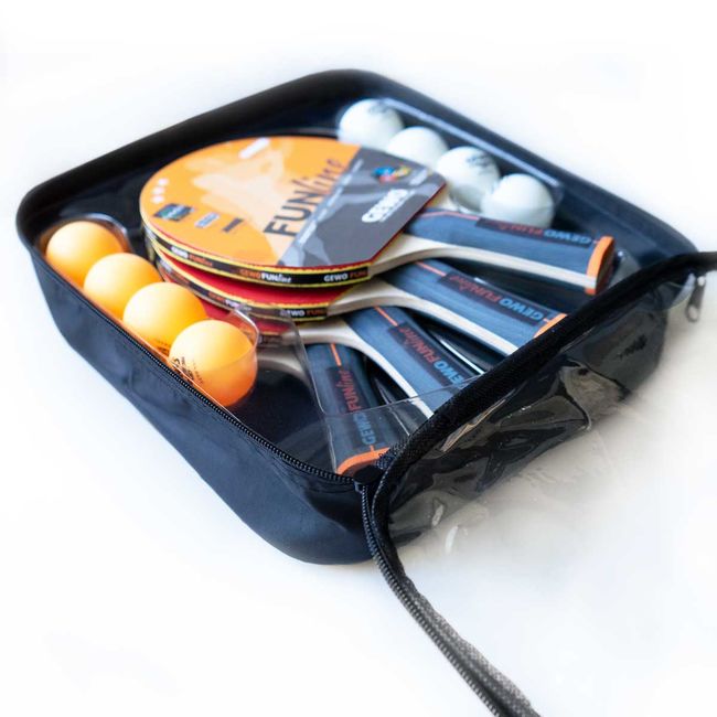 Набір для настільного тенісу Gewo Family & Friends 4 Bats 8 Balls - фото 3