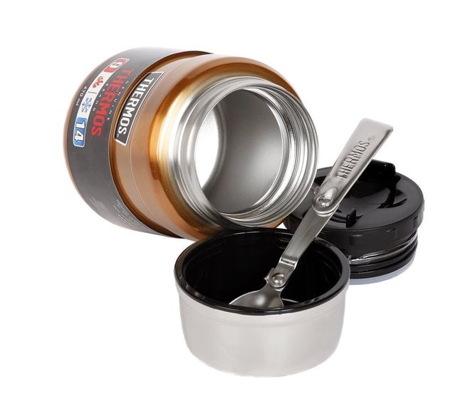 Термос для їжі з ложкою Thermos Stainless King Food Jar 0.47 Сopper - фото 3