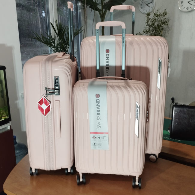 Валіза Swissbrand Narberth L Light Pink - фото 3