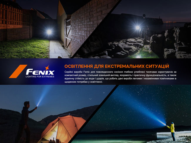 Ліхтар ручний Fenix E-CP Blue - фото 20