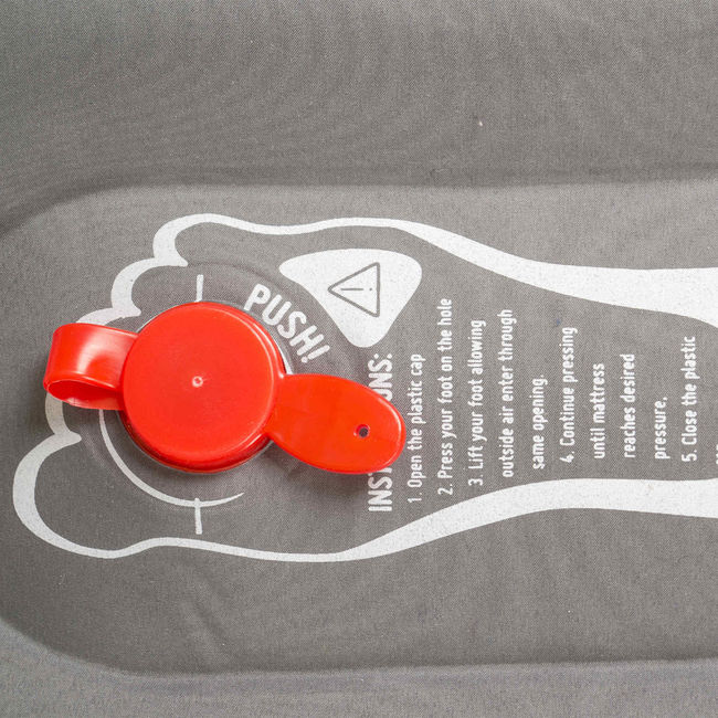 Килимок надувний Bo-Camp Flex Built-in Pump Anthracite - фото 8