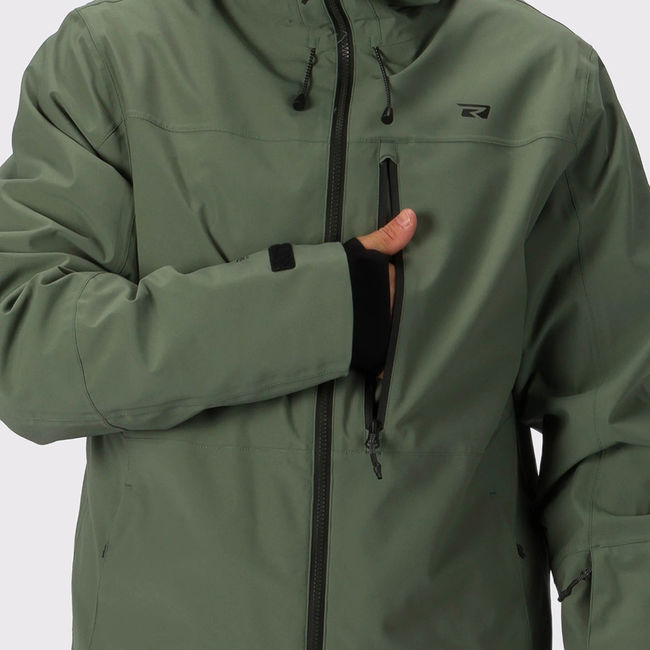 Гірськолижна куртка чоловіча Rehall Brasko Dusty green '26 - фото 5