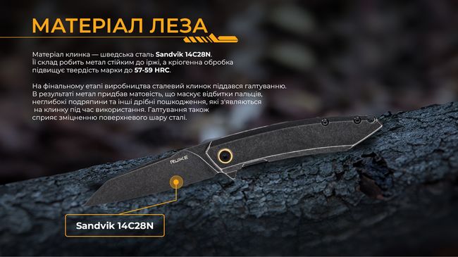 Ніж складаний Ruike P831S-SB Black - фото 22