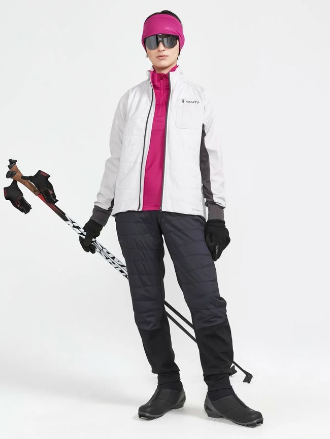 Куртка жіноча Craft Core Nordic Training Insulate Jkt W Roxo M Ash-Granite - фото 3