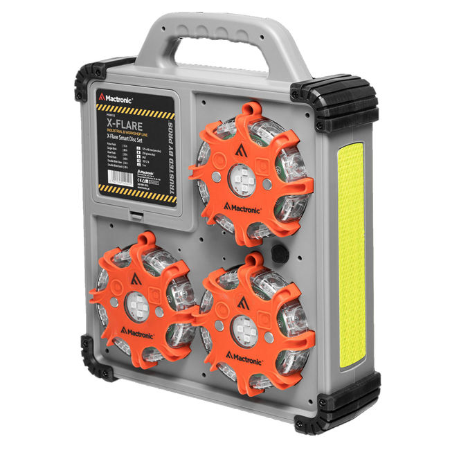 Комплект ліхтарів професійних Mactronic X-Flare (30 Lm) Recharg 12/220V - фото 1