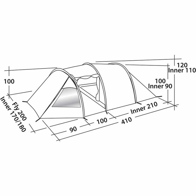 Намет Easy Camp Spirit 300 Rustic Green - фото 2