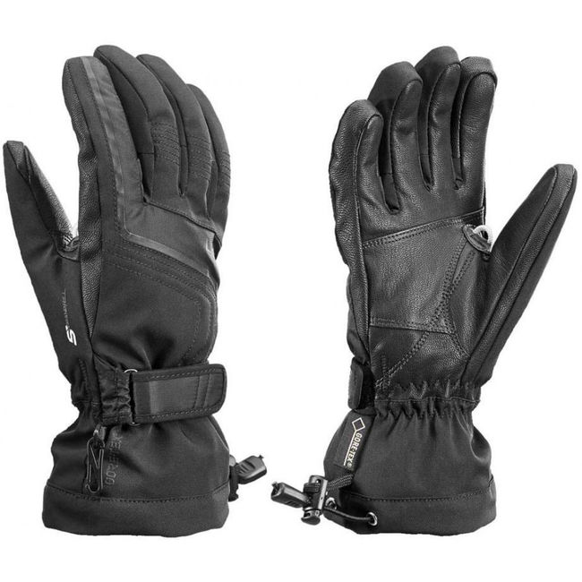 Рукавички Leki Curve S GTX Lady Black - фото 1