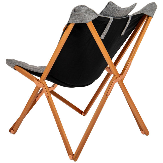 Крісло розкладне Bo-Camp Bloomsbury L Grey - фото 4