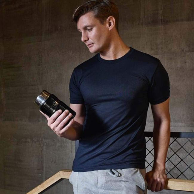 Термос для їжі з ложкою Thermos King Food Jar 0.710 ml Matte Black - фото 11