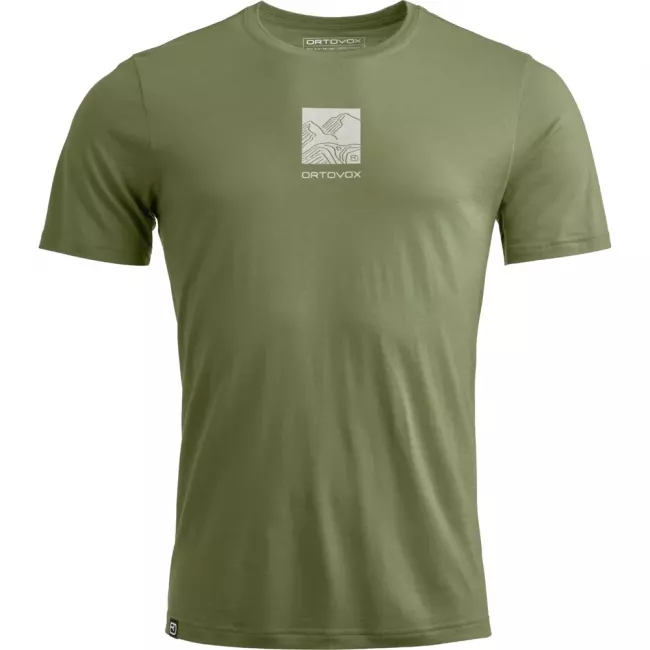 Футболка Ortovox 120 Cool Tec Abstract Ts Mns Wild herbs - фото 1