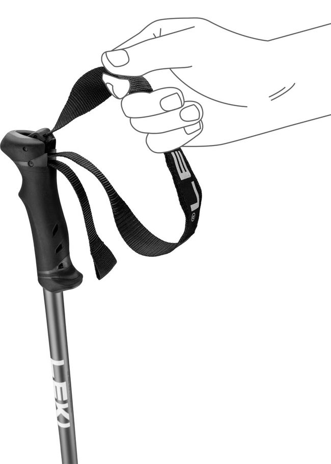 Гірськолижні палиці Leki QNTM Black-light anthracite-cyan '26 - фото 5