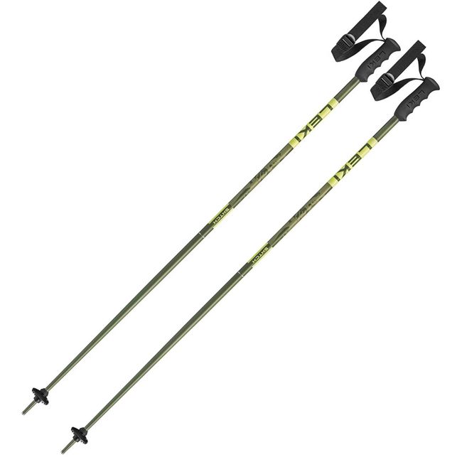 Гірськолижні палиці Leki Swtch darkolive-lightolive-frozen yellow '26 - фото 1