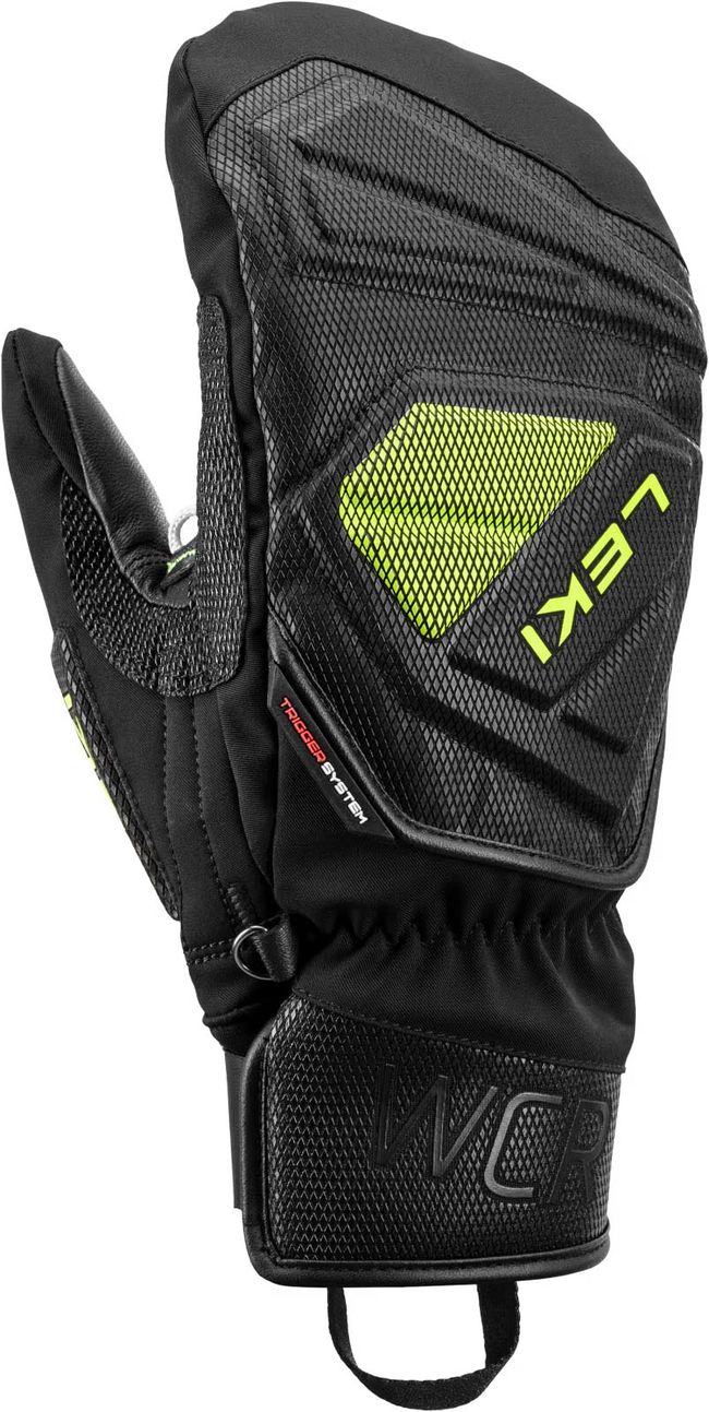 Гірськолижні рукавички Leki WCR C-Tech 3D Mitt black-ice lemon '26 - фото 1