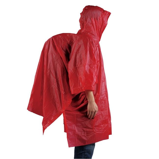 Пончо AceCamp Vinyl Rain Poncho Red - фото 1