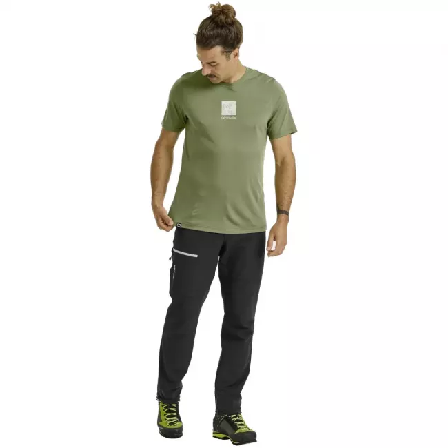 Футболка Ortovox 120 Cool Tec Abstract Ts Mns Wild herbs - фото 4
