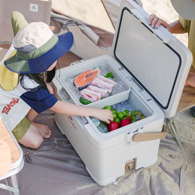 Туристичний холодильник Naturehike CNK2300BS012 22L Brown - фото 3