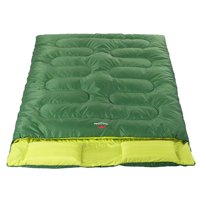 Спальний мішок Naturehike Double Sleeping Bag with Pillow SD15M030-J 12°C Tree Green - фото 3
