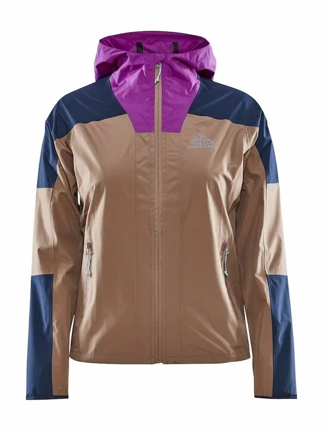 Куртка жіноча Craft PRO Trail Hydro Jacket Women Tide-Sepia - фото 4