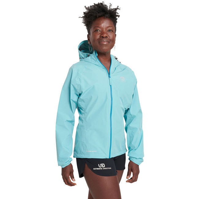 Куртка жіноча для бігу Ultimate Direction Deluge W Turquoise - фото 1