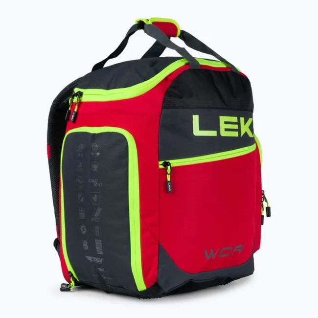 Leki Skiboot Bag WCR / 60L bright red-black-neonyellow - фото 1