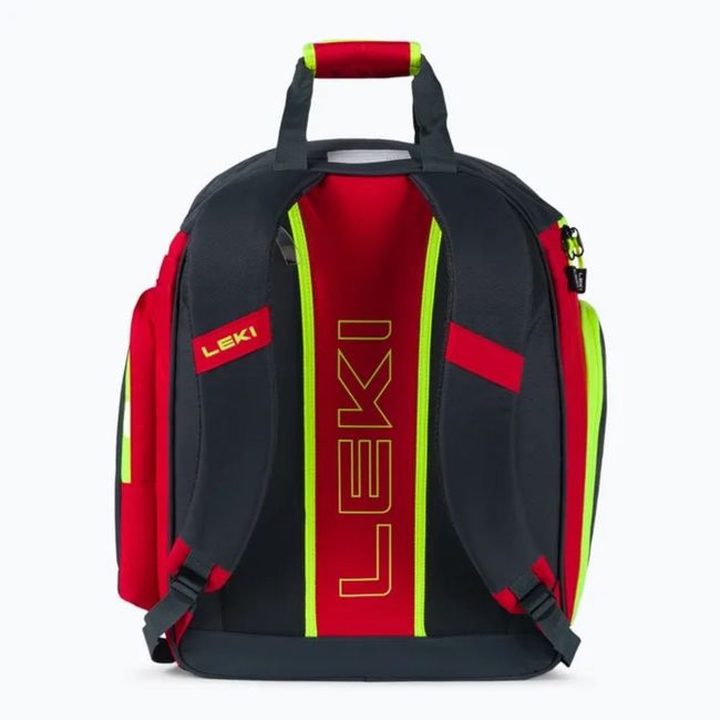 Leki Skiboot Bag WCR / 60L bright red-black-neonyellow - фото 3