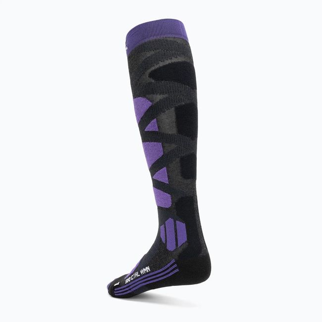 Лижні шкарпетки X-Socks Ski Control 4.0 W Charcoal Melange Purple - фото 3