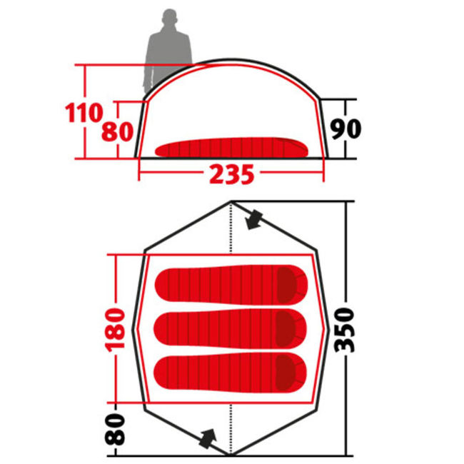 Намет Wechsel Venture 3 TL Laurel Oak - фото 4