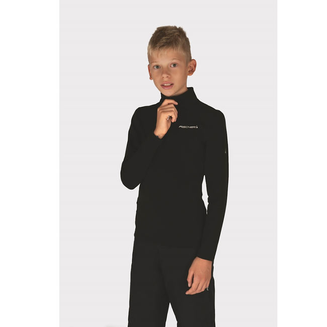 Дитяча флісова кофта Fischer Base Pro Jr Black - фото 2