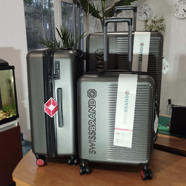 Валіза Swissbrand Enstone S Grey - фото 3