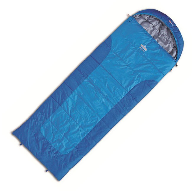 Спальник Pinguin BLIZZARD 190 blue -right - фото 1