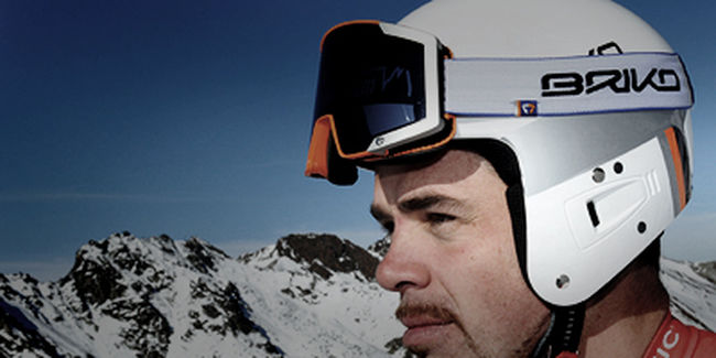 Маска Briko LAVA Matt Orange Blue - фото 2