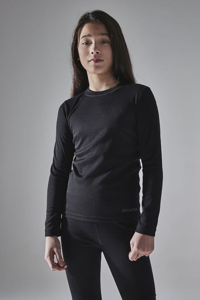 Комплект термобілизни Craft Core Warm Baselayer Set Junior Black - фото 3