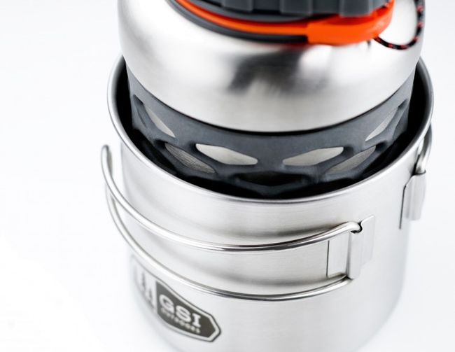 Горнятко GSI GLACIER STAINLESS BOTTLE CUP/POT - фото 2