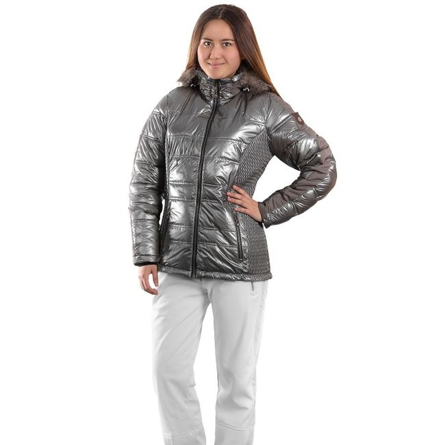 Куртка жіноча Killtec METTE DOWN LOOK silver - фото 7