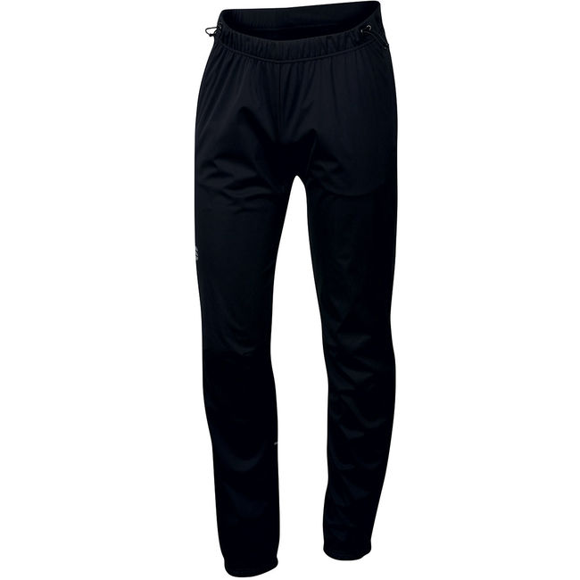 Біголижн штани Sportful Engadin Wind Men Pant Black Orange - фото 1