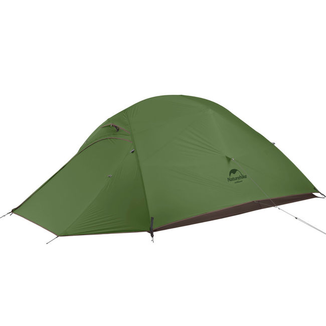 Намет Naturehike Cloud Up 1 Updated NH18T010-T, 20D Dark Green + Footprint - фото 3