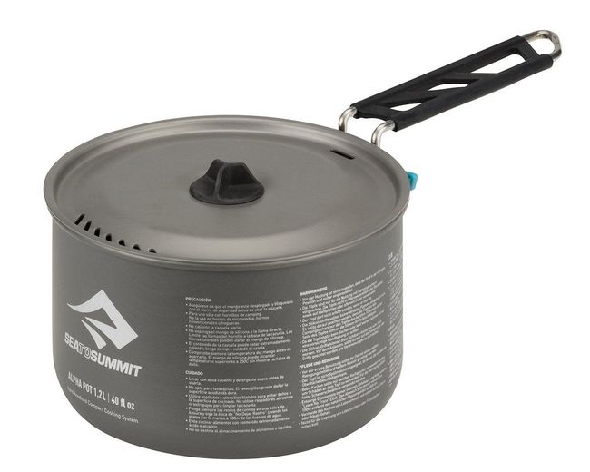 Каструля Sea to Summit Alpha Pot Black 1.9 L - фото 1