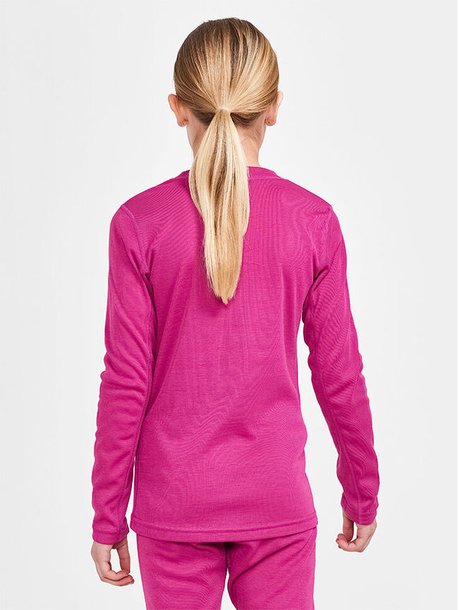 Комплект термобілизни Craft Core Warm Baselayer Set Junior Roxo Coral - фото 7