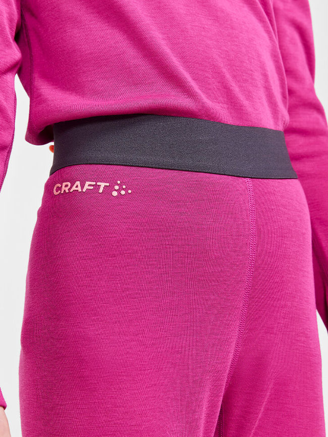 Комплект термобілизни Craft Core Warm Baselayer Set Junior Roxo Coral - фото 4