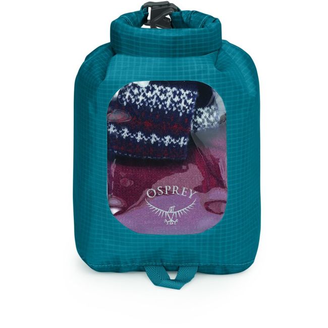 Гермомішок Osprey DrySack 3L w/Window Waterfront Blue - фото 3