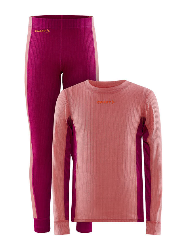 Комплект термобілизни Craft Core Dry Baselayer Set Junior Coral Roxo - фото 1