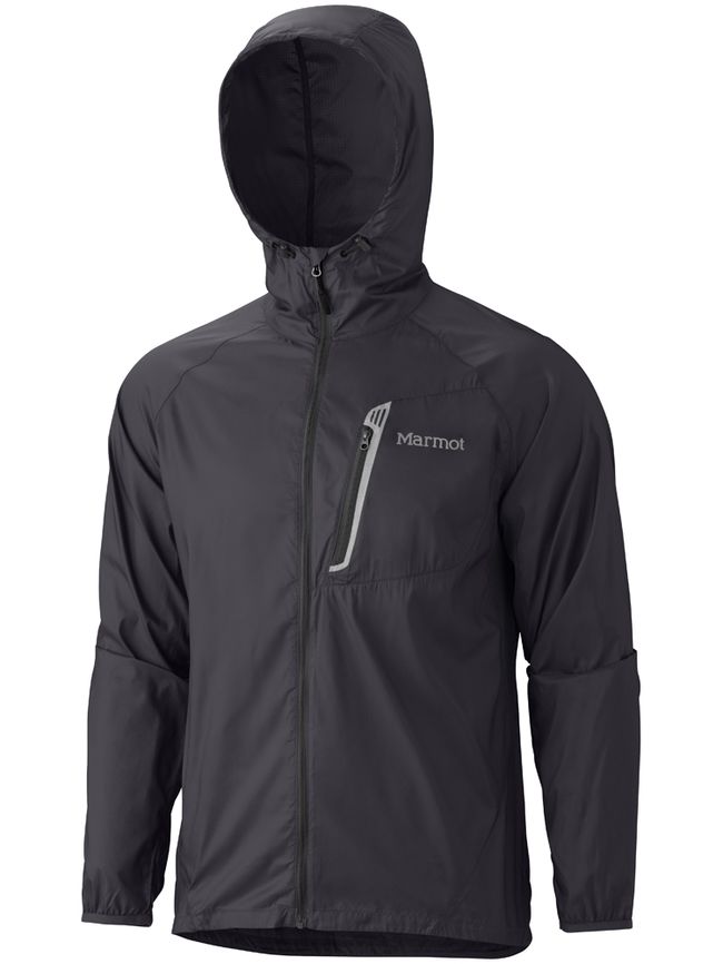 Куртка чоловіча Marmot Trail Wind Hoody black - фото 1