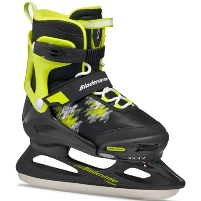 Льодові ковзани Bladerunner Micro Ice black-lime - фото 1