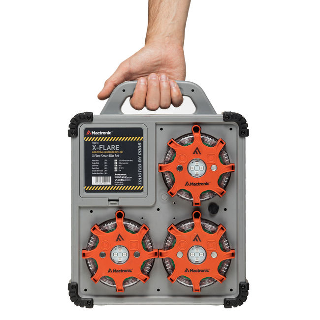 Комплект ліхтарів професійних Mactronic X-Flare (30 Lm) Recharg 12/220V - фото 3